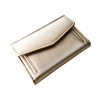 Wholesale Inside Pocket Leather RFID Blocking Button Pop Up Slim Aluminum Case Business Bank ID Credit Card Holder