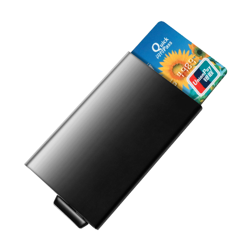 Ultra Thin Aluminum Metal Wallet RFID Blocking Credit Card Holder Slim Card Case for Travel 