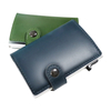 Metal Wallet RFID Blocking Aluminium Pop Up Credit Card Holder PU Leather Wallet