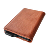 Hot Selling PU Leather Slim RFID Credit Card Holder Wallet